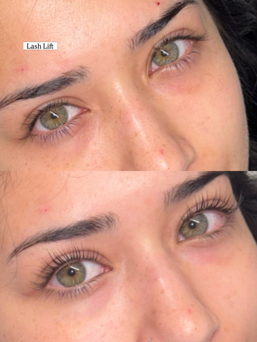 Lash Lift Before and After